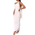 thumbnail image 1 of Coduop Women Elegant Backless Long Dress Bandage Lace Up Halter Bodycon Sleeveless Party Dresses, 1 of 4