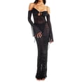 thumbnail image 1 of Coduop Women Mesh Sheer Bikini Cover Ups See Through Sleeveless Bodycon Cami Dress, 1 of 9