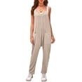 thumbnail image 1 of Coduop Women Sleeveless Jumpsuit Long Playsuit Spaghetti Strap Bodysuit Outfit Suspender Playwear, 1 of 9
