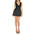 thumbnail image 1 of Coduop Women Sleeveless Mini Dress Sleeveless Backless Tie-up Solid Summer A-line Dress, 1 of 9