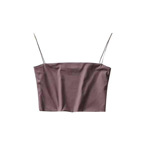 Coduop Women Sling Tube Tops,Sleeveless Spaghetti Strap Tank Tops Vest Crop Tops Camisole