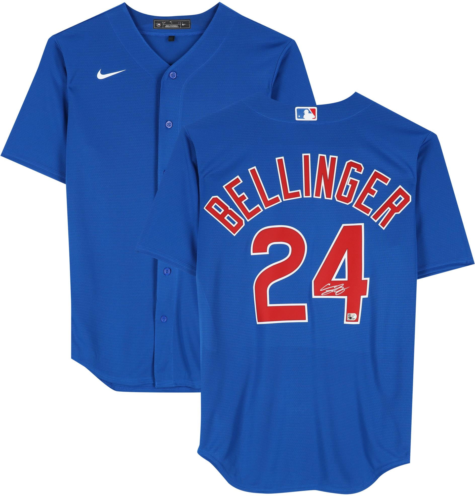 Cody Bellinger Chicago Cubs Autographed Blue Replica Jersey Fanatics Authentic Certified Walmart