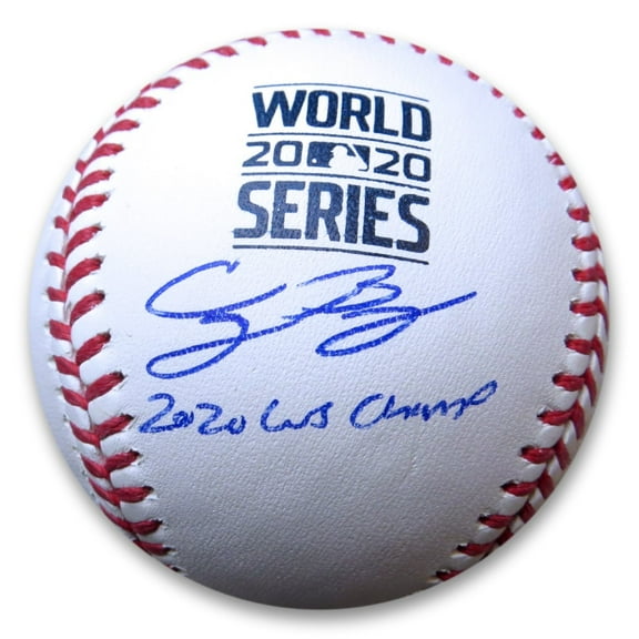 Cody Bellinger Signed Autographed WS Baseball "2020 WS Champ" Dodgers