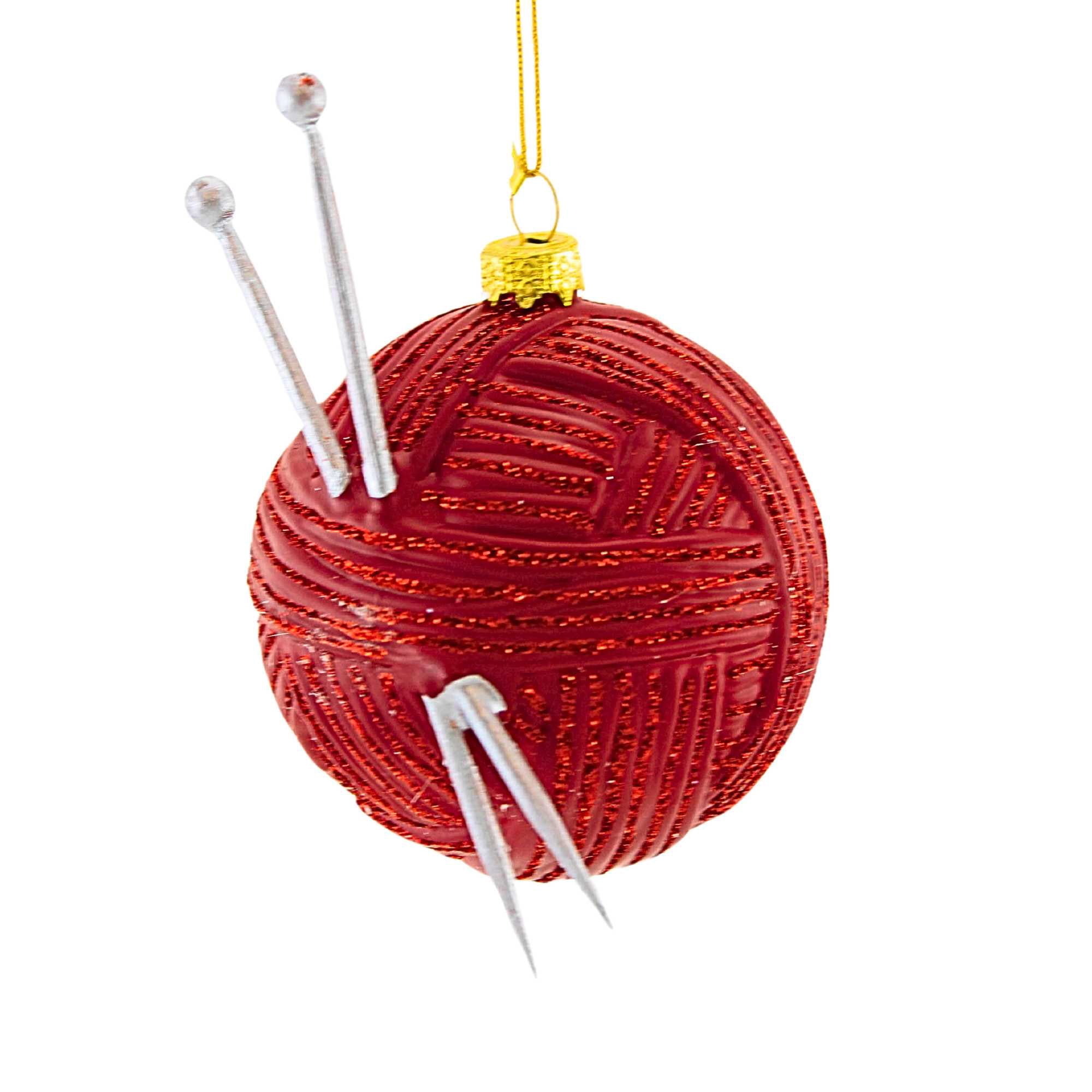 Cody Foster 3.0 Inch Ball Of Yarn Tree Ornaments