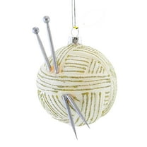 Cody Foster 3.00In Ball Of Yarn, Glass, Go9599 White