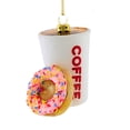 thumbnail image 1 of Cody Foster 3.25In Coffee N' Donuts, Glass, Glazed Icing Sprinkles Go9446, 1 of 3