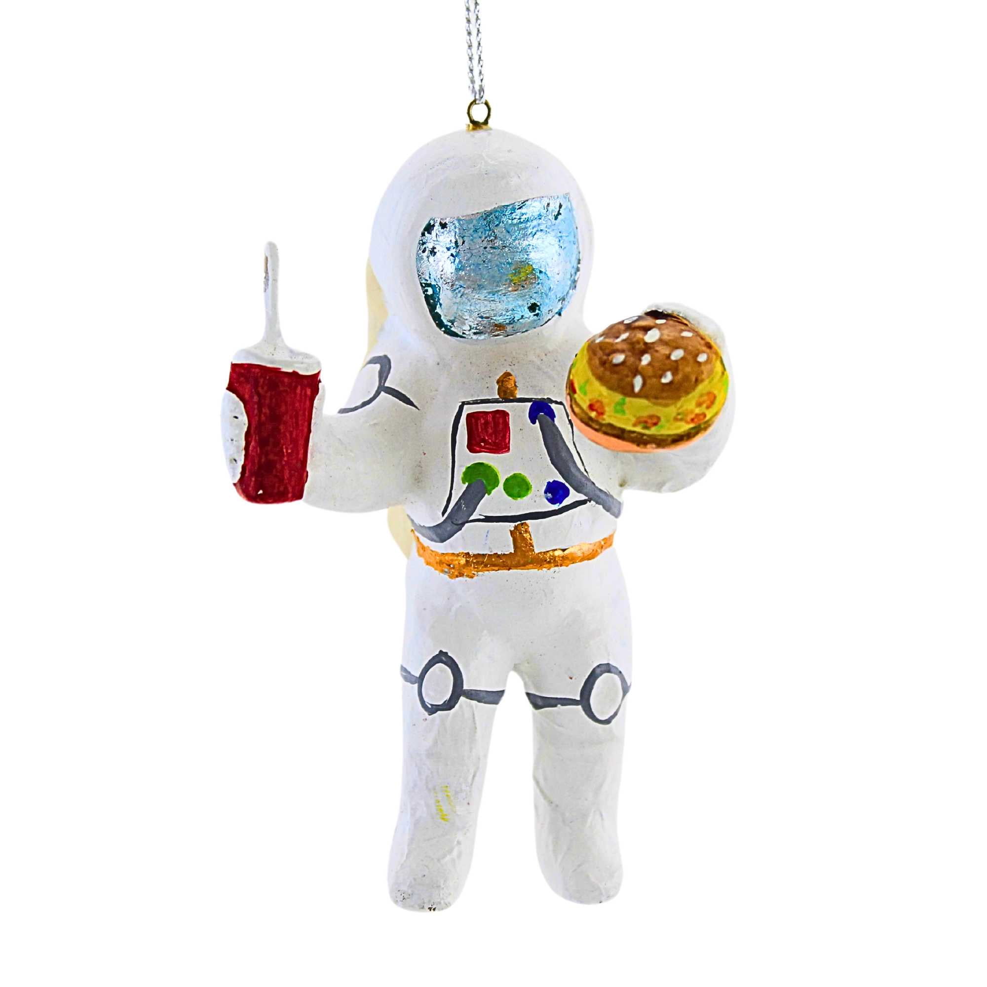 Cody Foster 4.00In Galactic Junk Food Ornament, Paper, Outer Space Hamburger Drink Po3600 - Walmart.com