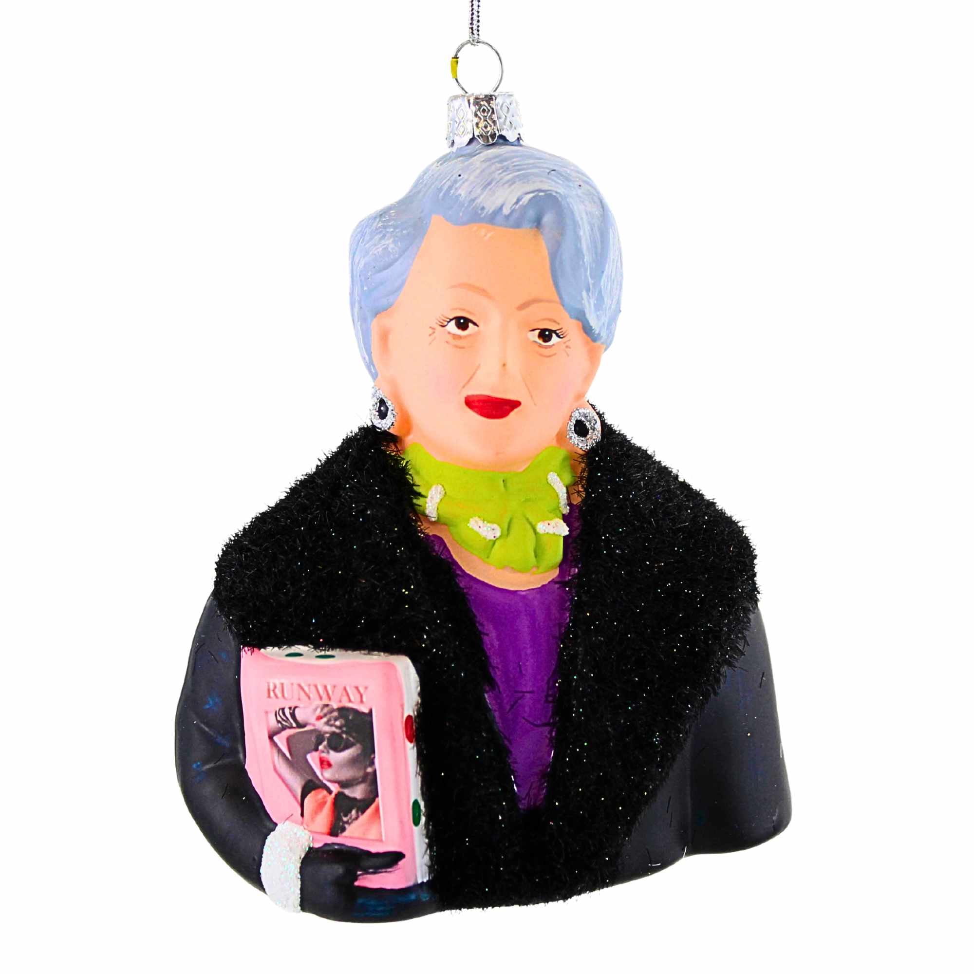 Cody Foster 4.25In Miranda Priestly, Glass, Fashion Icon Runway Gl822