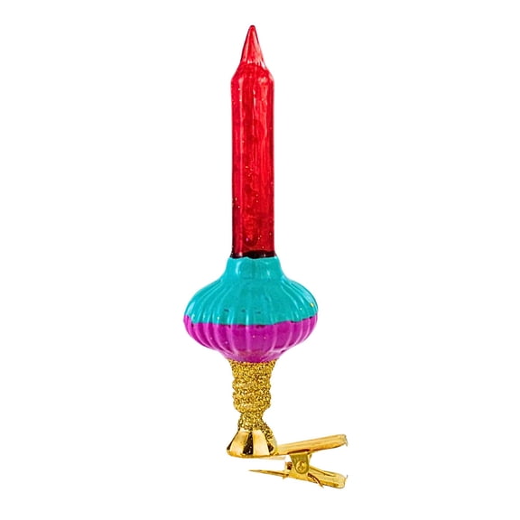 Cody Foster 4.75In Bubble Light, Glass, Clip-On Gl674 Red