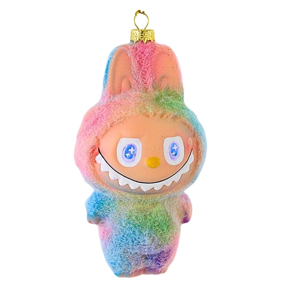 Cody Foster 5.00In Fuzzy Monster Rainbow, Glass, Bunny Easter Christmas Gl2107