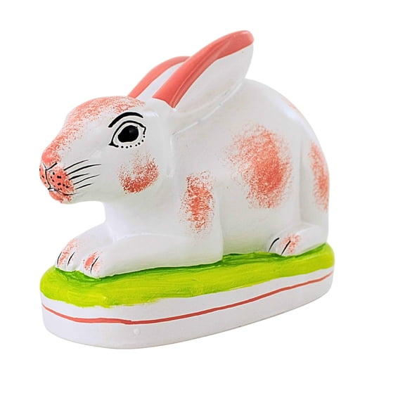 Cody Foster 6.00In Staffordshire Hare, Ceramic, White Staffordshire Hare Ms6700ls