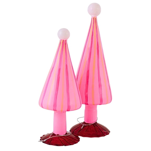 Cody Foster 9.00In Murano Ribboned Trees, Glass, Mid-Century Easter Cd3246spg