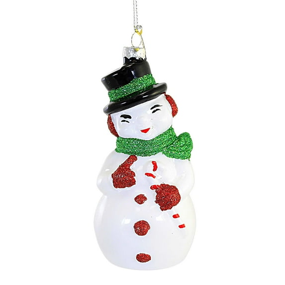 Cody Foster Standing Snowman Blow Mold - 1 Glass Ornament 5.50 Inch, Glass - Christmas Tree Retro Vintage Go8878