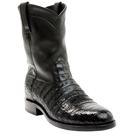 Cody James Black 1978 Men's Carmen Exotic Caiman Belly Roper Boot Medium Toe Black 9 D