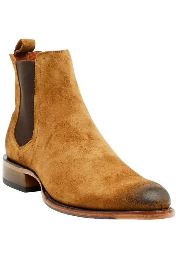 Men's Franklin Chelsea Ankle Boot Medium Toe Tan 7 1/2 D