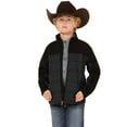 thumbnail image 1 of Cody James Boys' Color Block Pattern Softshell Jacket - CBHO23O16-BLK X-  US, 1 of 4