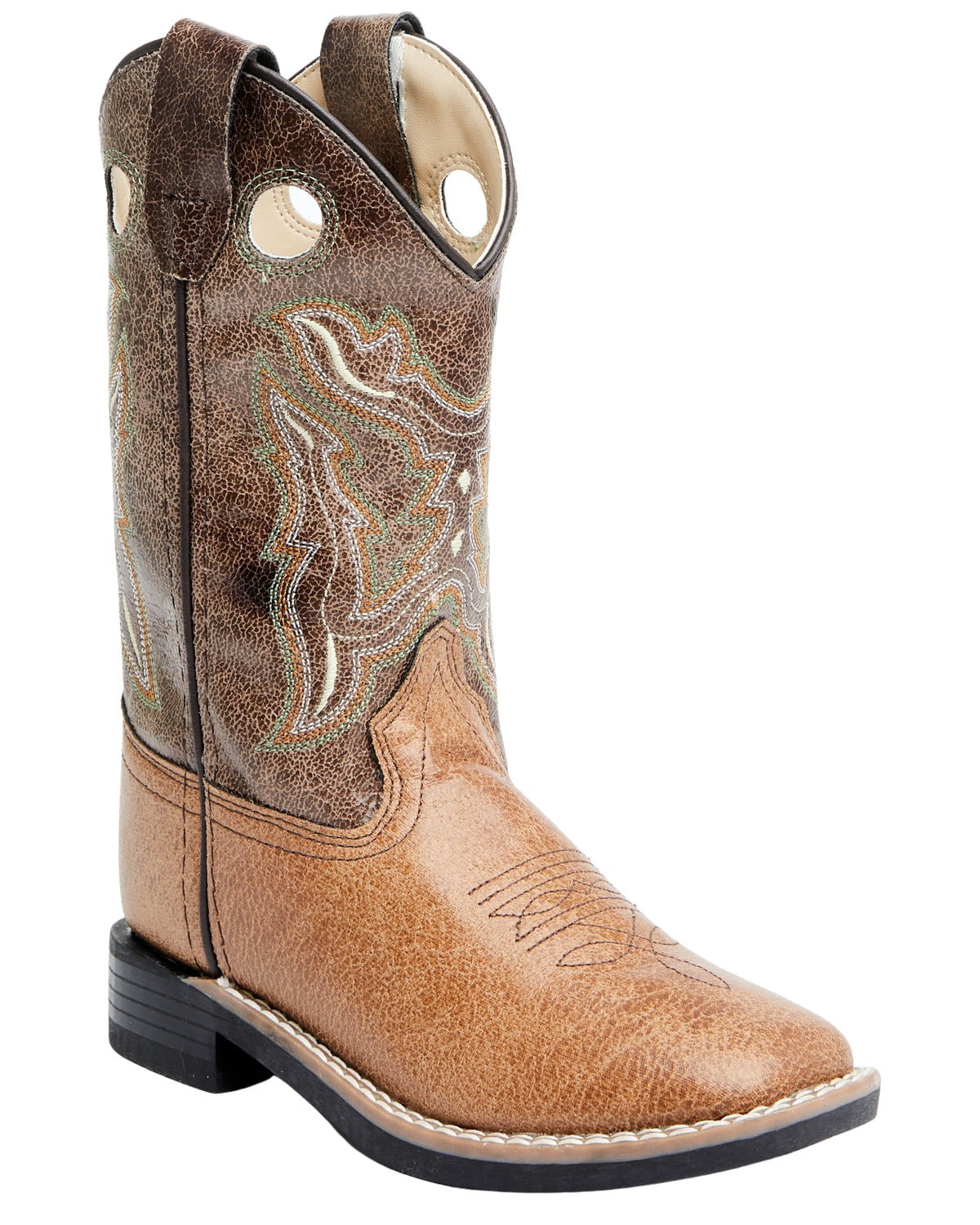 Cody James Boys Colton Western Boot Broad Square Toe Bronze 6 D M US Walmart