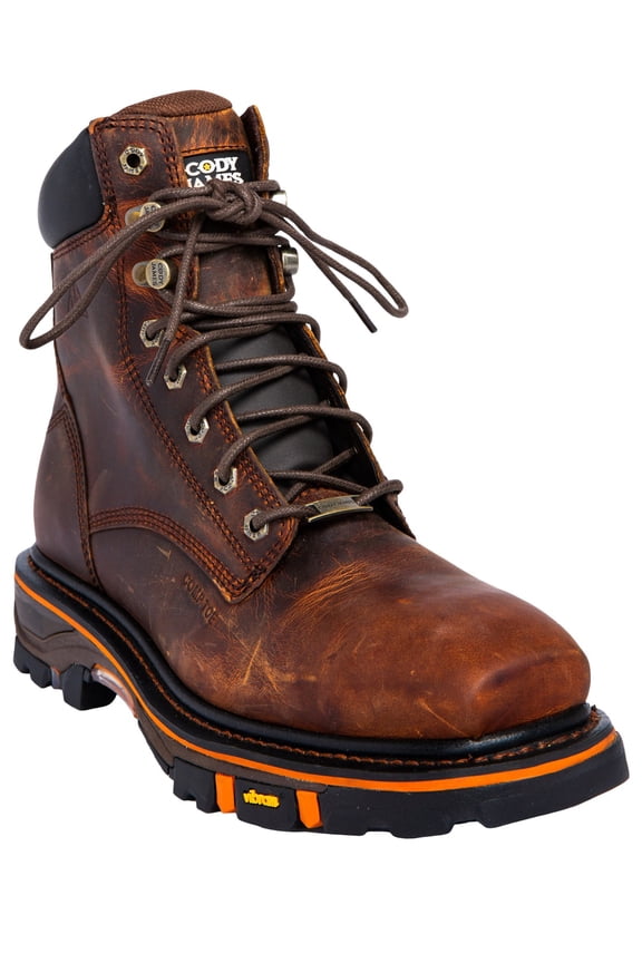 Men's 8" Decimator Work Boot Nano Composite Toe Brown 10.5 EE US