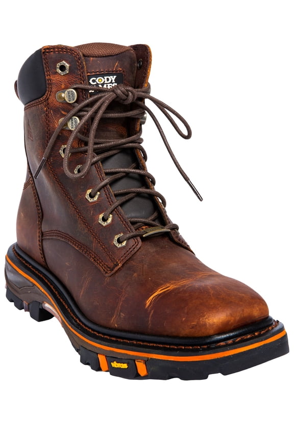 Men's 8" Decimator Work Boot Soft Toe Brown 8 EE  US