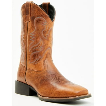Cody James Men's Ace Performance Western Boot Broad Square Toe Brown 8 D(M) US