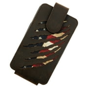 Cody James Men's Americana Cell Phone Holder Clip-On Case Brown One Size