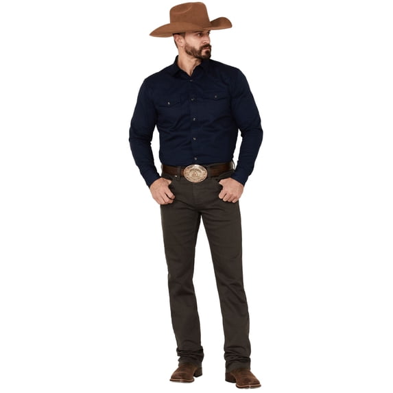 Cody James Men's Appaloosa Wash Jackson Slim Straight Stretch Denim Jeans Grey 38W x 34L US