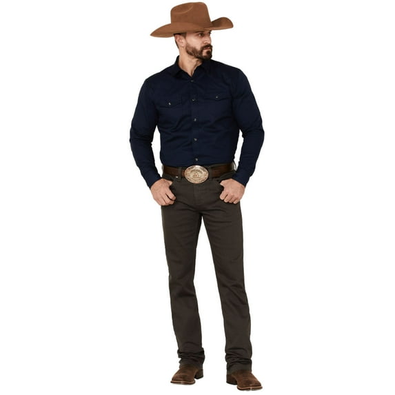 Cody James Men's Appaloosa Wash Jackson Slim Straight Stretch Denim Jeans Grey 40W x 30L US