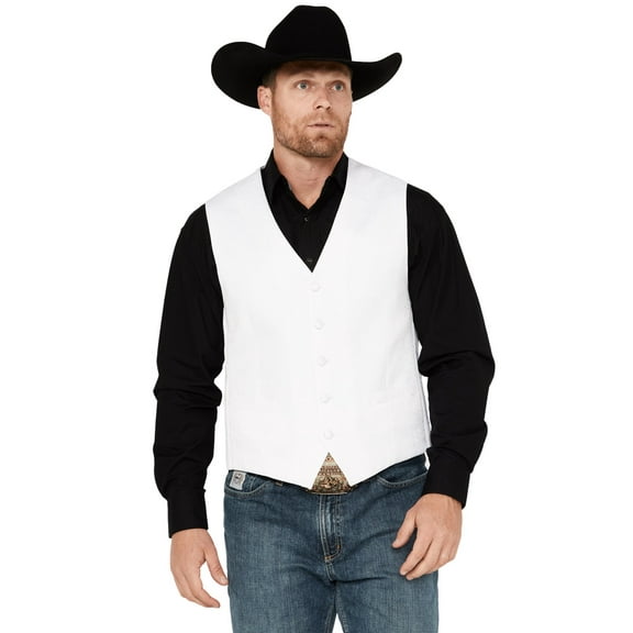 Cody James Men's Austin Paisley Vest White