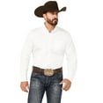 thumbnail image 1 of Cody James Men's Basic Twill Long Sleeve Button-Down Performance Western Shirt - CJFA23W17-WHT Medium, 1 of 4
