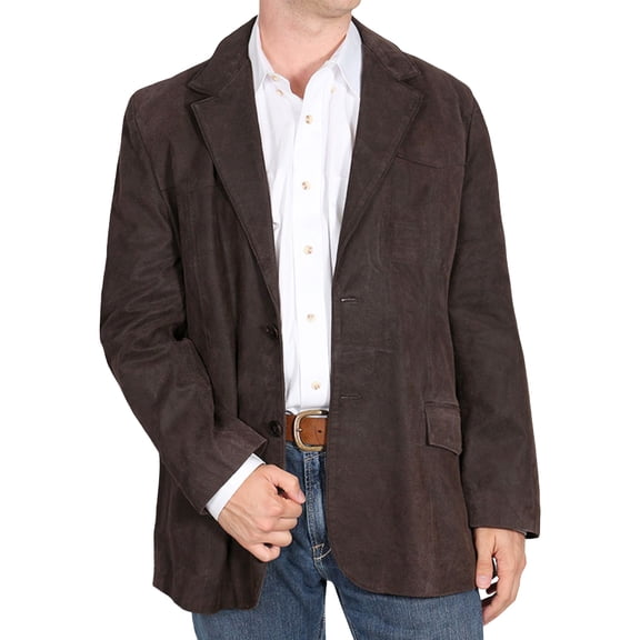 Cody James Men's Blazer Long Dark Brown 46 T