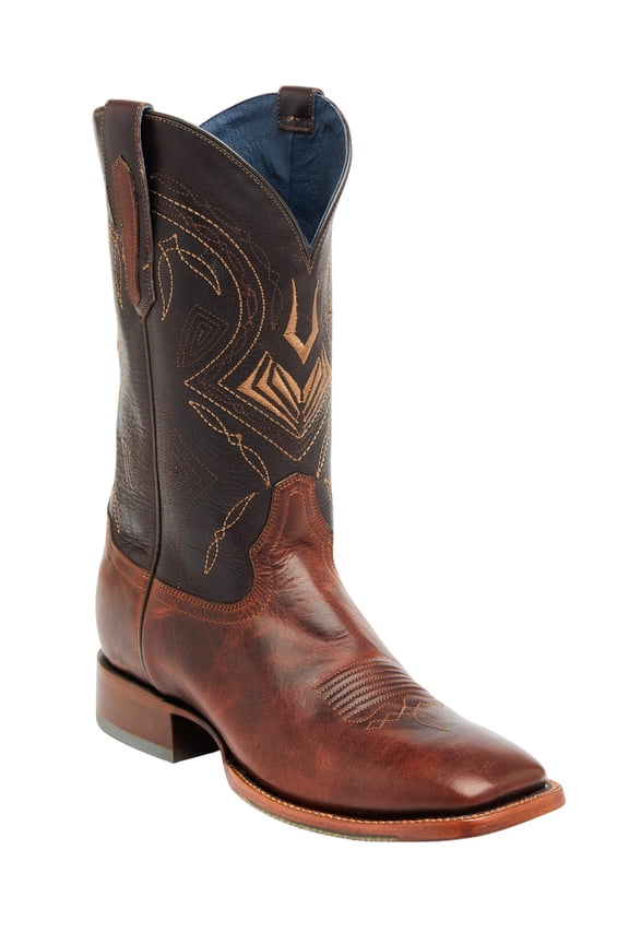 Men's Men'S Blue Collection Western Performance Boot Broad Honey 9.5 D(M) US