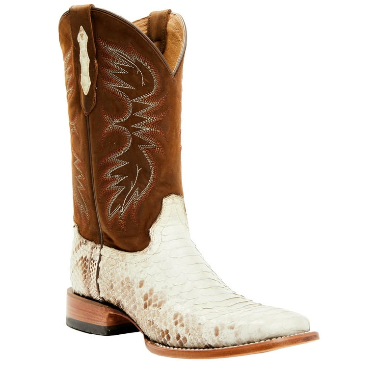 Cody James Men s Bone Python Exotic Western Boot Broad Square Toe BECJSP22L03 7.5 D M US Walmart