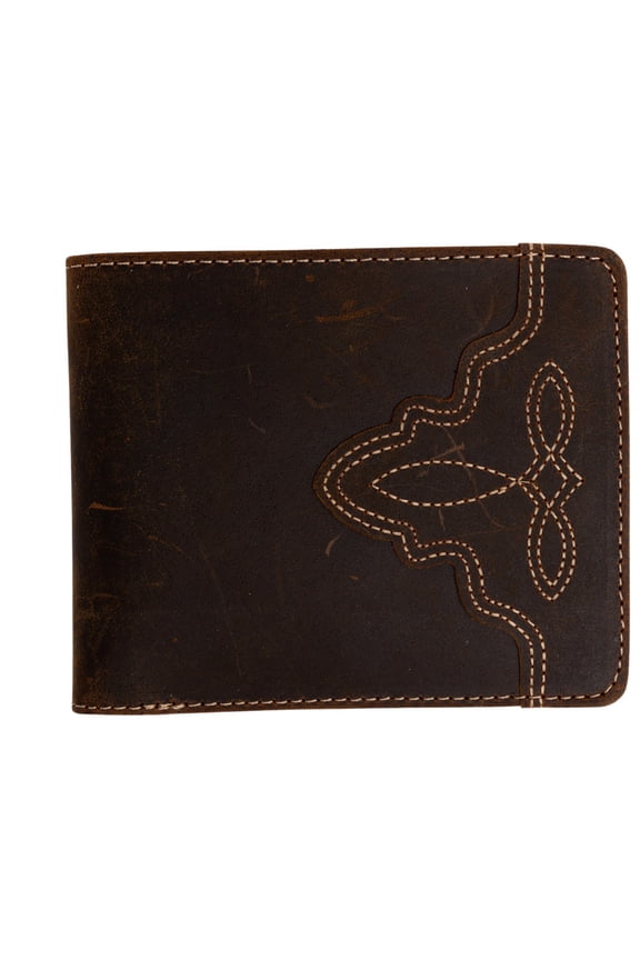 Men's Men'S Boot Stitch Bi-Fold Leather Wallet - CJAHO19WT16 One Size