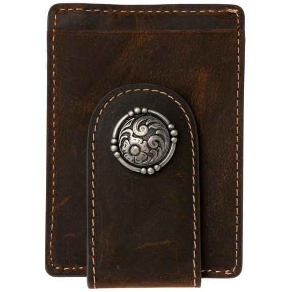 Cody James Men's Boot Stitch Money Clip Leather Wallet - CJAHO19WT15 One Size