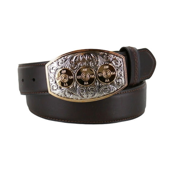Cody James Men's Bullet Buckle Leather Belt - BLT218-20 40