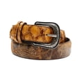 thumbnail image 1 of Cody James Men's Camel Embroidered Pirarucu Belt - CJASP21BT10 40, 1 of 2