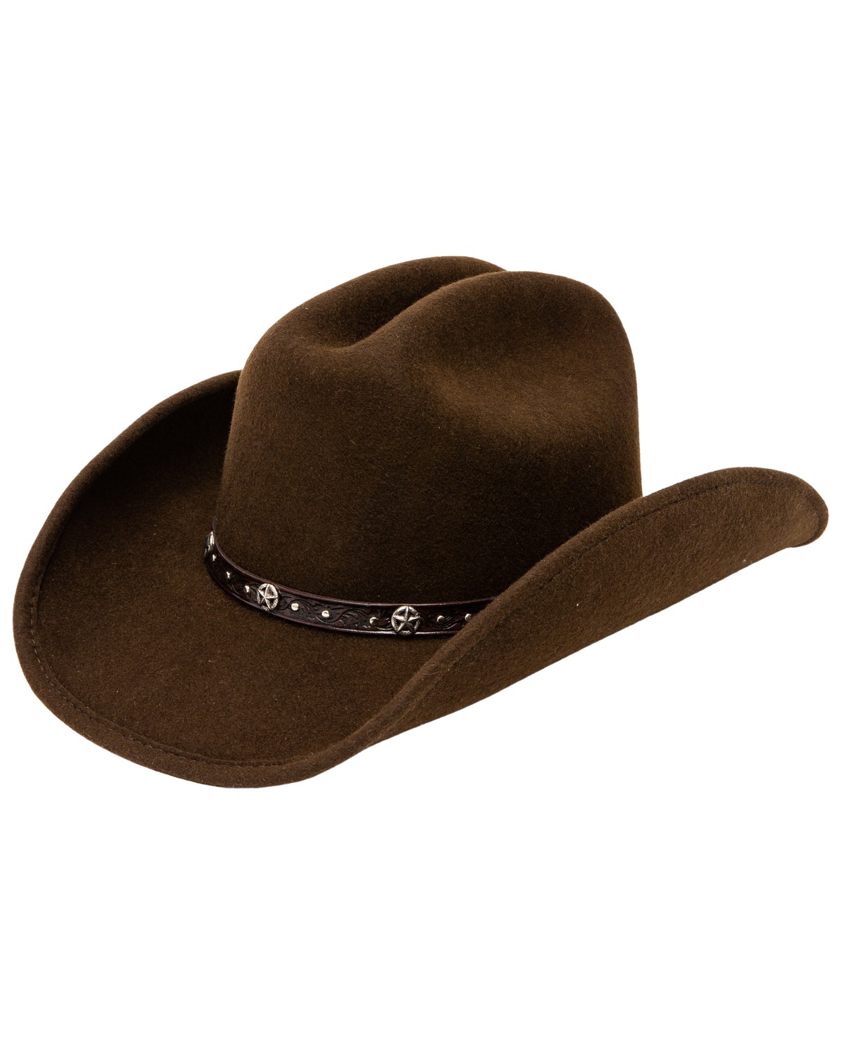 Cody James Unisex Crushable Felt Cowboy Hat BBCJDF166BRN