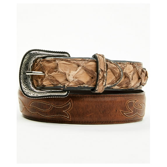 Cody James Men's Charutto Exotic Pirarucu Billet Belt - CJAHO24BT16-BN 44