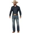 thumbnail image 1 of Cody James Men's Colton Wash Duke Relaxed Bootcut Stretch Denim Jeans - CJHO23J25-DKW 34W x 36L  US, 1 of 4