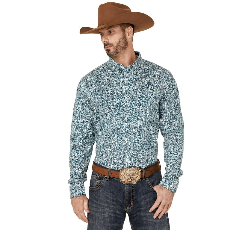 Cody James Men s Core Workforce Floral Print Long Sleeve Button