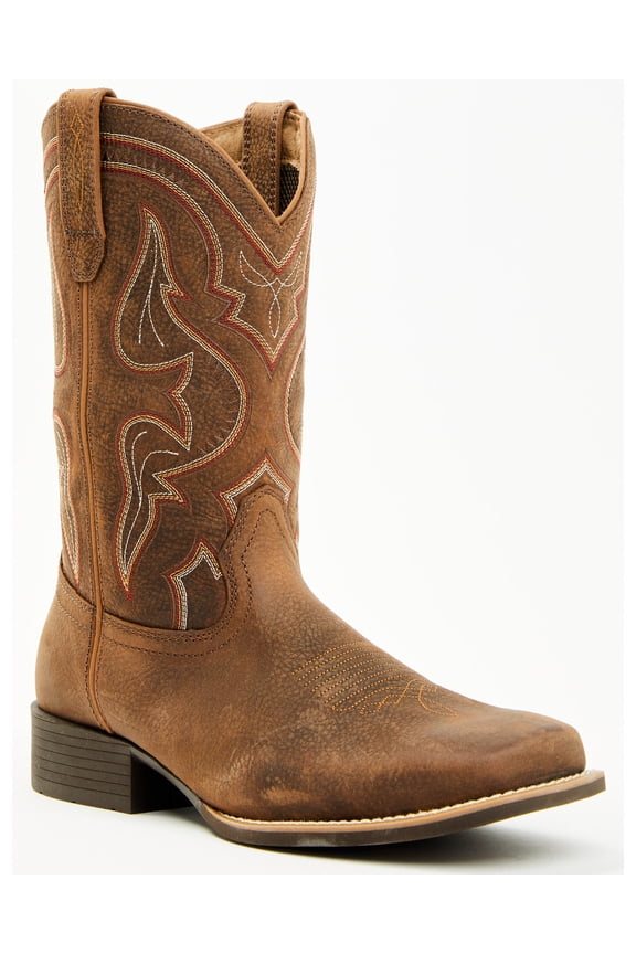 Men's Cush Core&Reg; Maverick Performance Western Boot Broad Square Brown 8 D(M) US