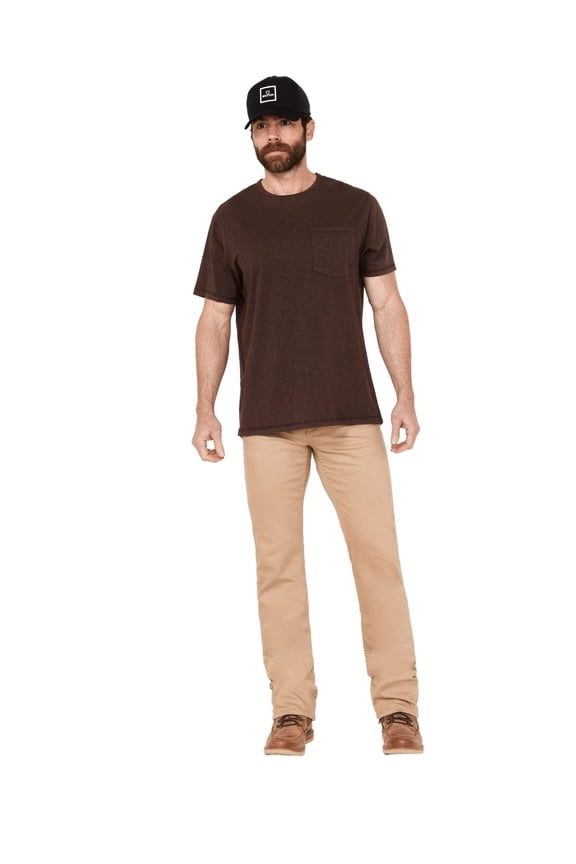 Men's Men'S Dalton Wash Jackson Slim Straight Stretch Denim Tan 32W x 36L US