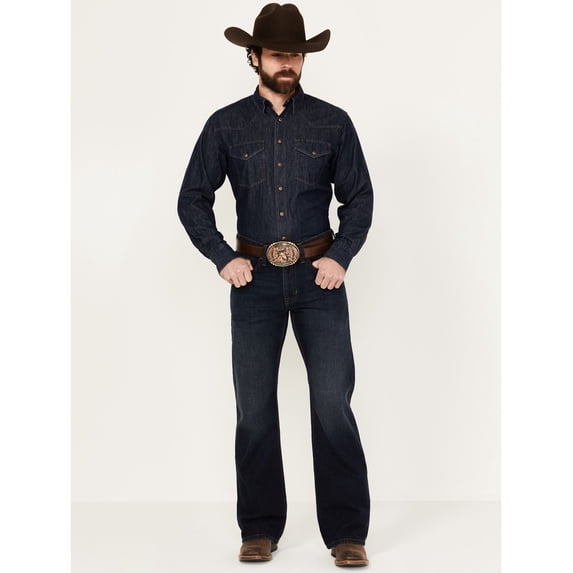 Cody James Men's Reiner Wash Duke Relaxed Bootcut Denim Jeans - CJSU24J64-DKW 40W x 36L US