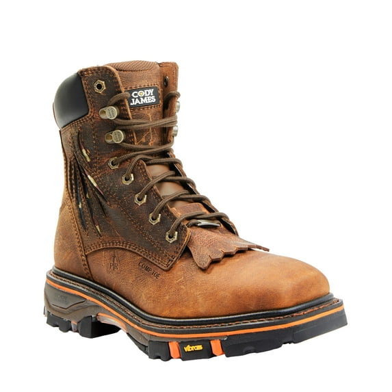 Cody James Men's Decimator Vibram Lace-Up Work Boot Composite Toe - BCJC0SPW47 8.5 EE US