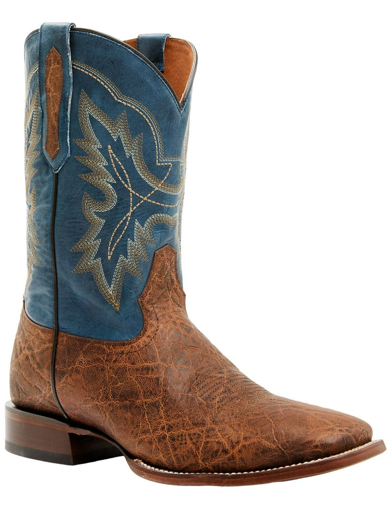 Cody James Men's Elephant Print Western Boot Broad Square Toe
