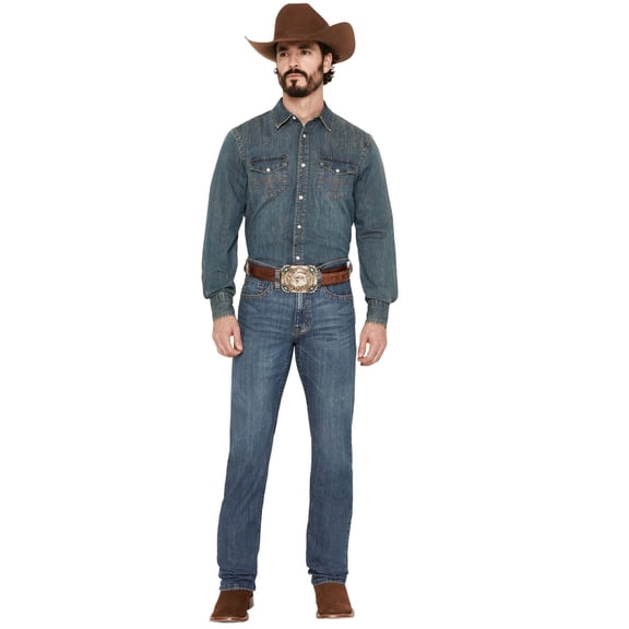 Cody James Men's Equalizer Wash Jackson Slim Straight Stretch Denim Jeans Blue 30W x 36L  US