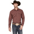 thumbnail image 1 of Cody James Men's Fire Mountain Long Sleeve Plaid Print Snap Western Shirt - CJHO22W42-RED, 1 of 4