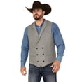 thumbnail image 1 of Cody James Men's Herringbone Vest - CJLLV21F13-CHAR   US, 1 of 4