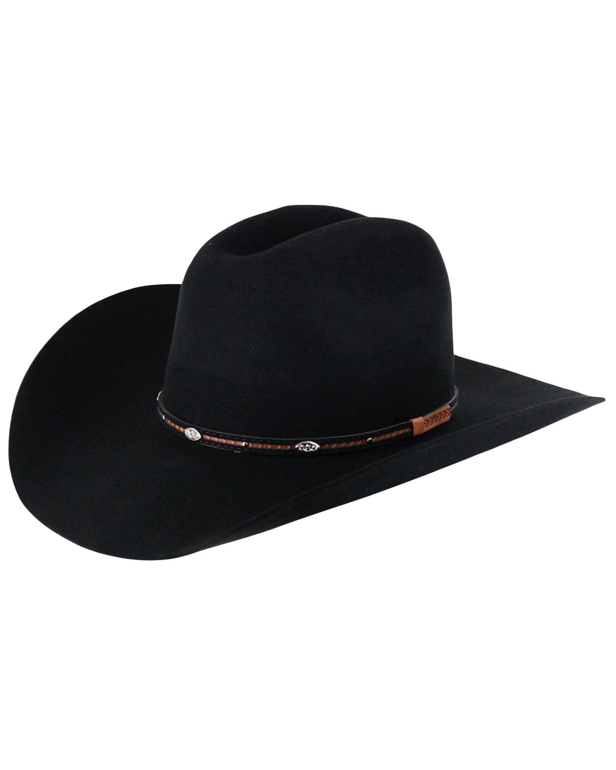Cody James Men's Lamarie 3X Wool Felt Cowboy Hat Black 7 1/4