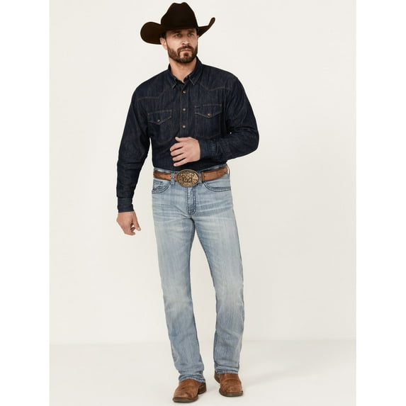 Cody James Men's Buckskin Wash Jackson Slim Straight Stretch Denim Jeans - CJSU24J65-LTW 42W x 32L US